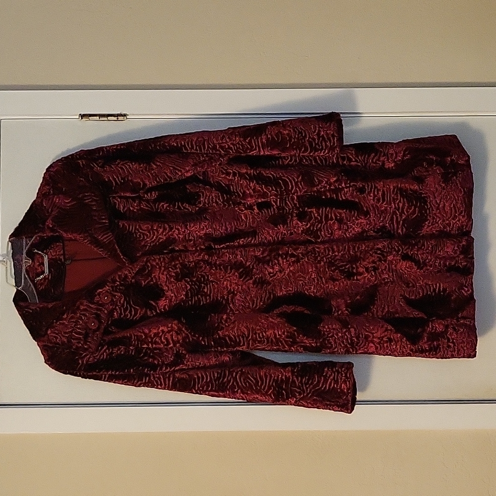 WHBM Red Parisian Coat S